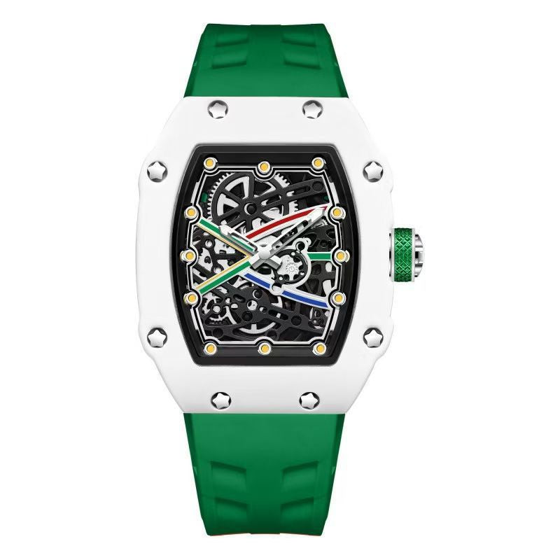 RM 67-02 SILICON NYLON STRAPS SLIM METAL CASE