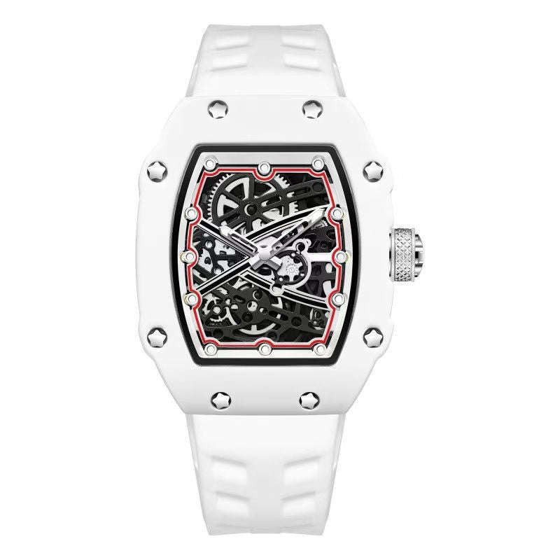 RM 67-02 SILICON NYLON STRAPS SLIM METAL CASE