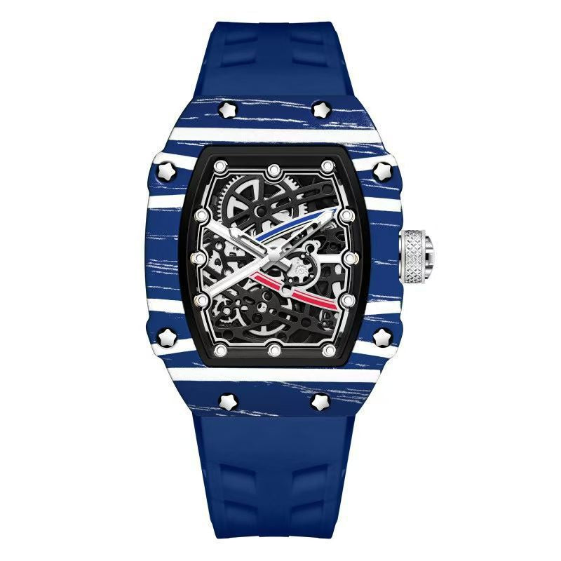 RM 67-02 SILICON NYLON STRAPS SLIM METAL CASE