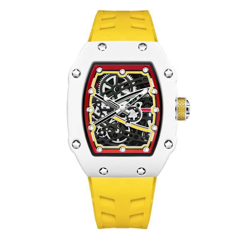 RM 67-02 SILICON NYLON STRAPS SLIM METAL CASE