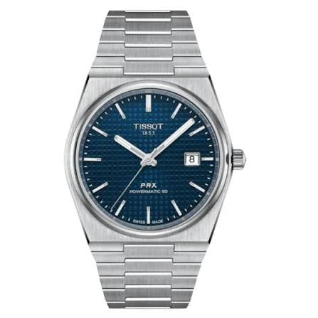 Tissot PRX Powermatic 80 Silver Stainless Steel Blue Dial Automatic Watch for Men's -