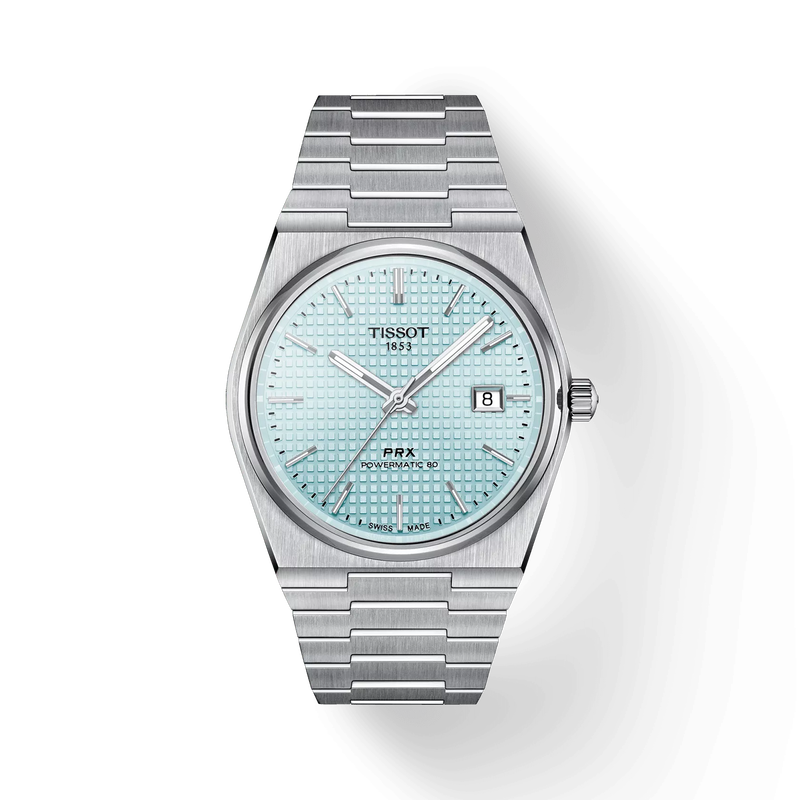 Tissot PRX Powermatic 80 Silver Stainless Steel Blue Dial Automatic Watch for Gents