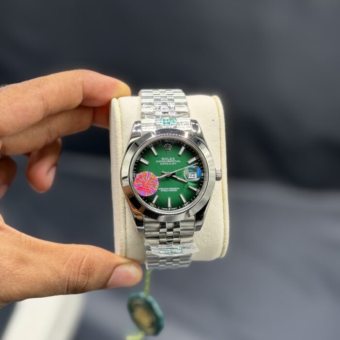 Rolex Datejust green dial