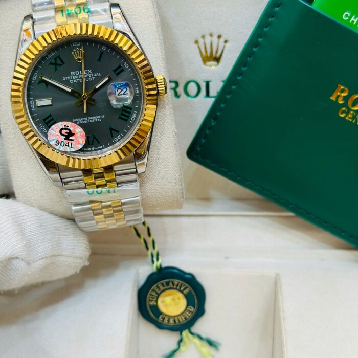 Golden grey Rolex Oyster DateJust
